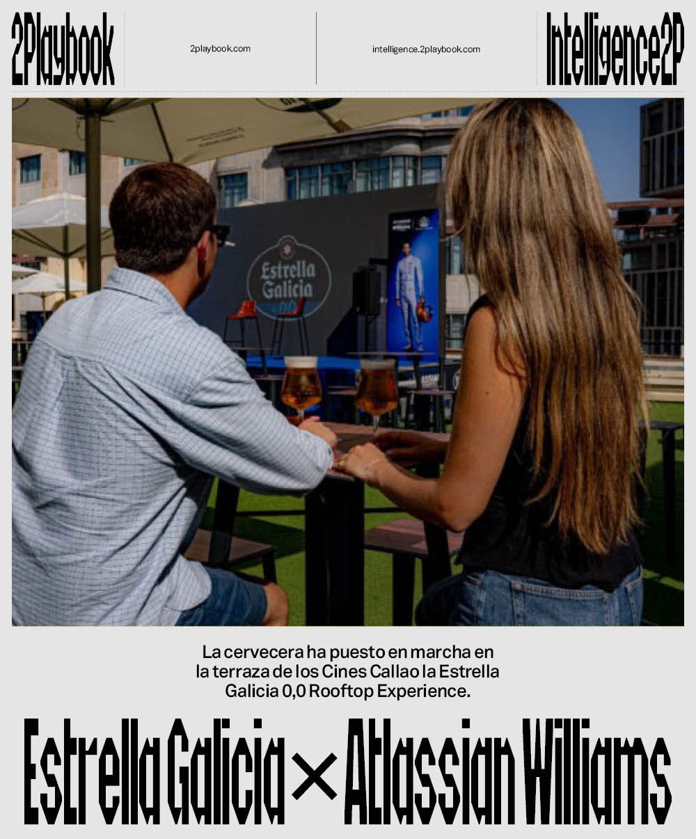strella Galicia lleva la Fórmula 1 al centro de Madrid junto a Williams con el Estrella Galicia Rooftop Experience en los cines de Callao.