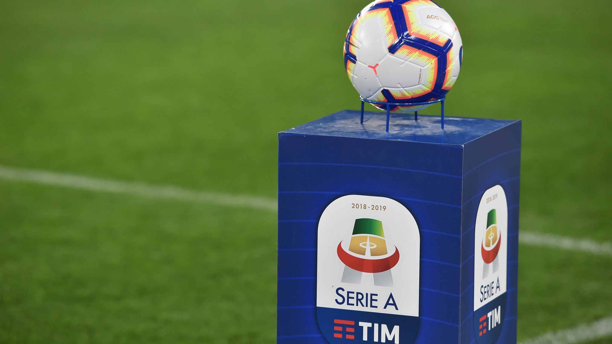 Balón de la Serie A, la máxima categoría del fútbol italiano.