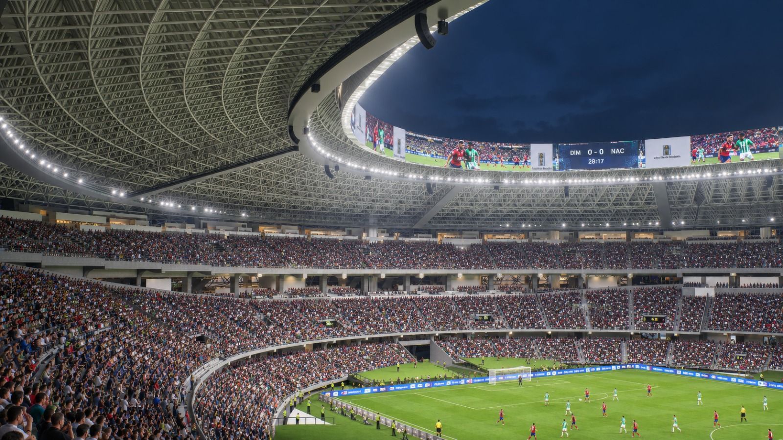 LaLiga Medellín Estadio Colombia render 2026