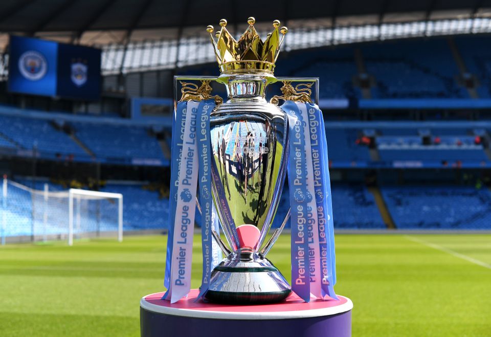Copa de campeón de la Premier League.