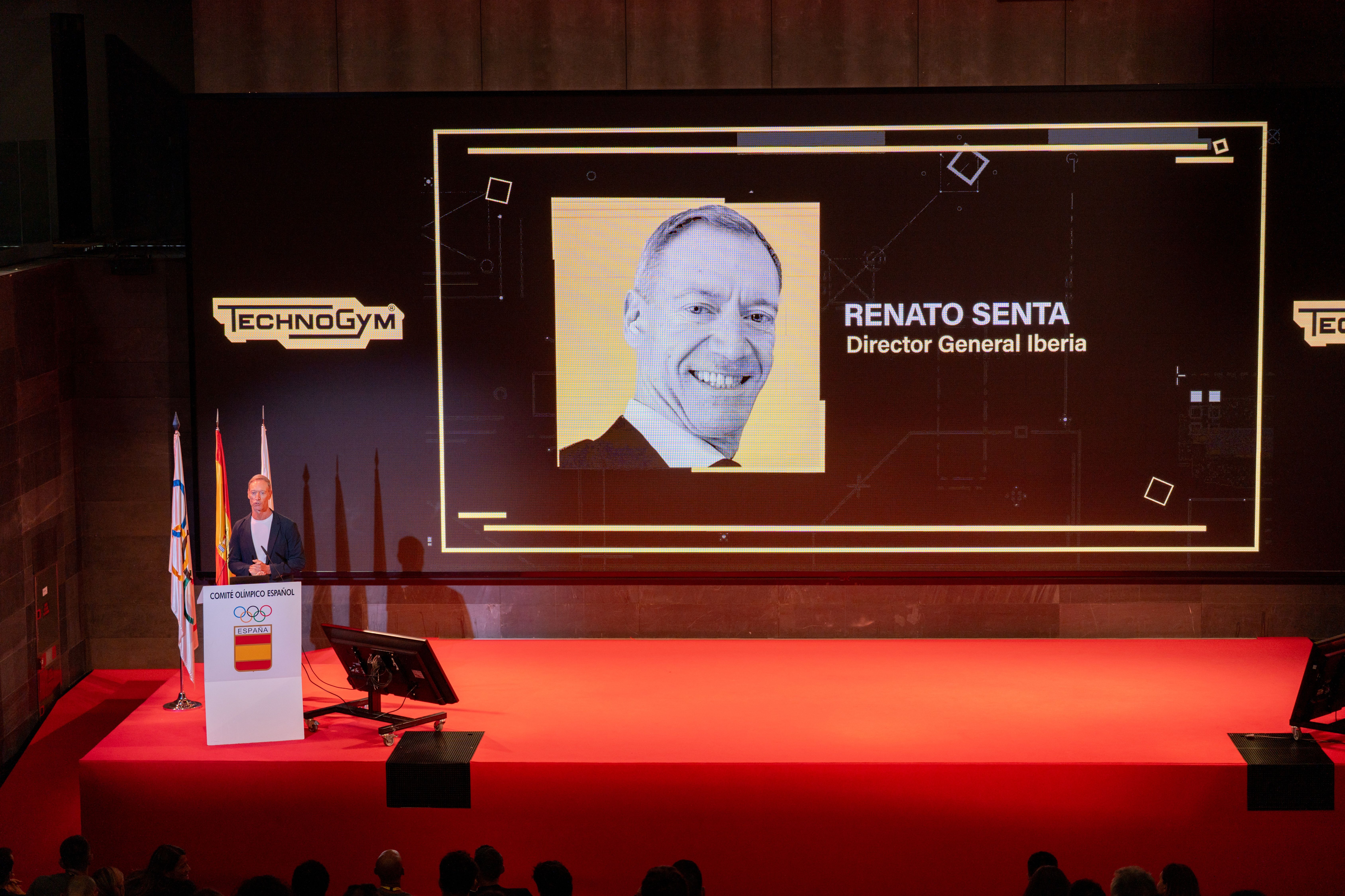 Renato Senta, director general de Technogym Iberia, participó en el encuentro