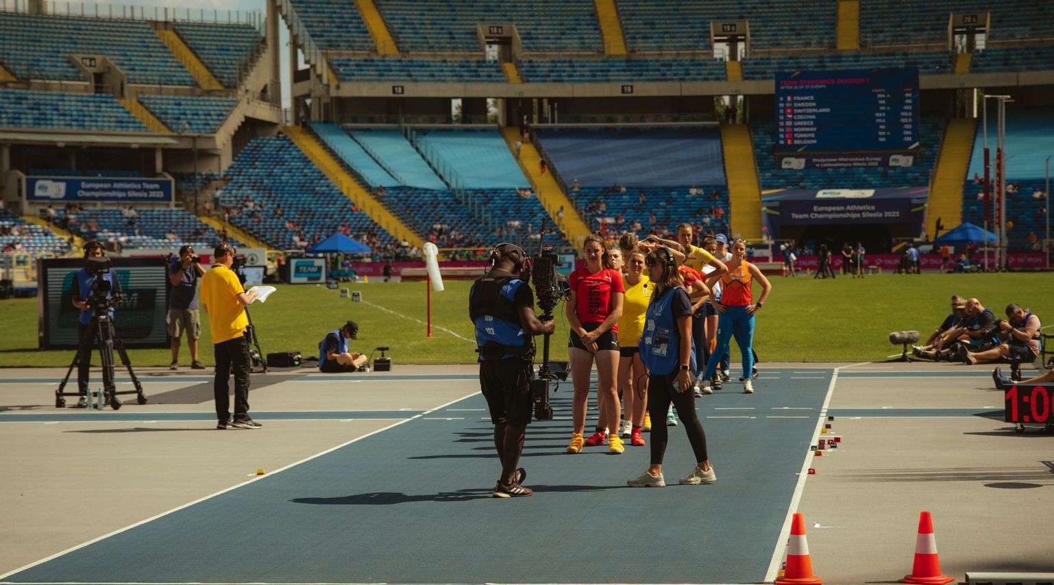 Juegos Europeos Atletismo Cámara TV Mediapro 2026
