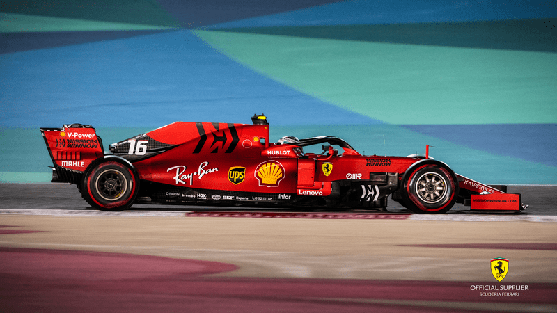 Bólido de la Scuderia Ferrari.