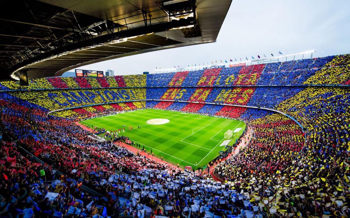 fc barcelona camp nou mosaico