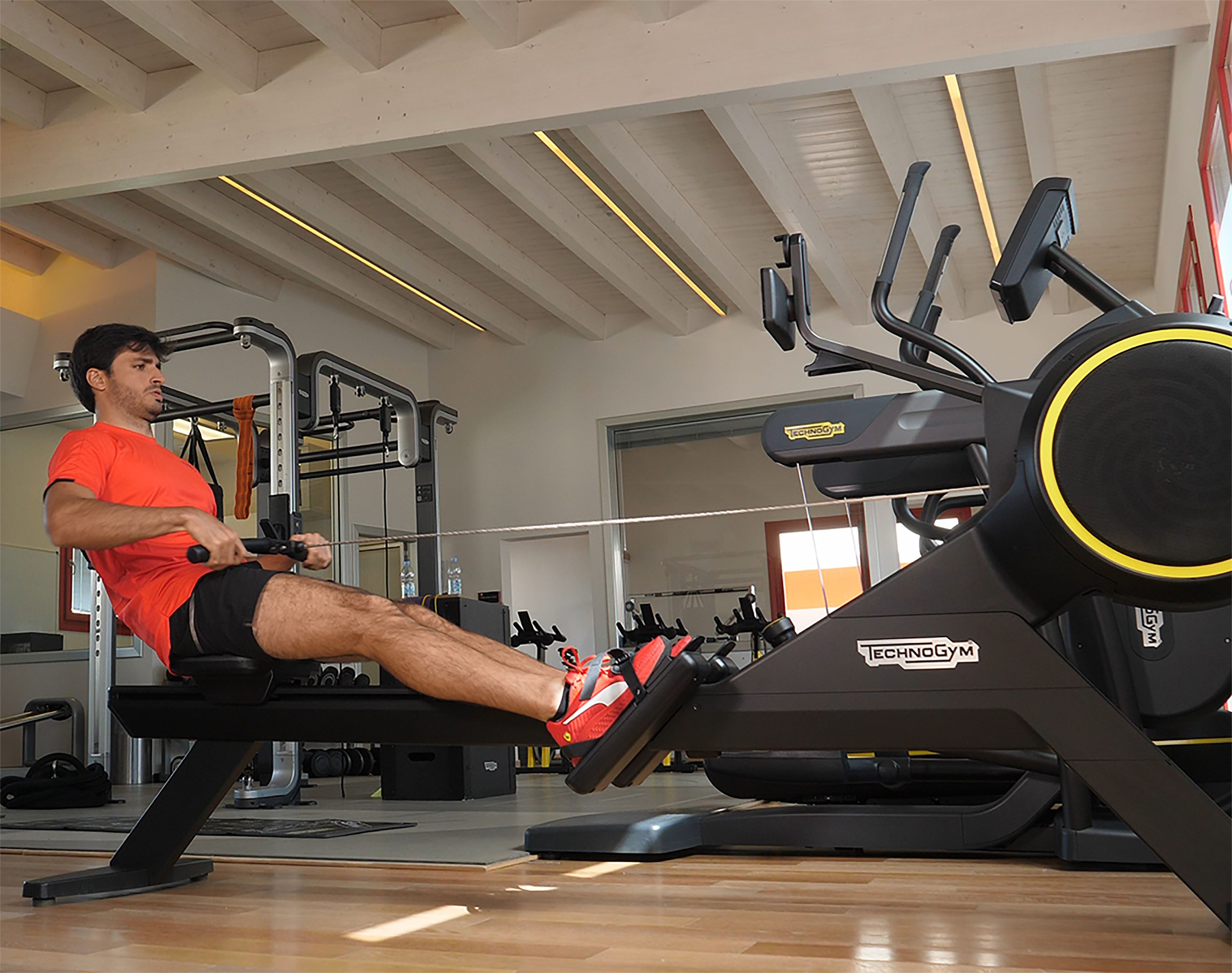 Carlos Sainz Technogym ferrari