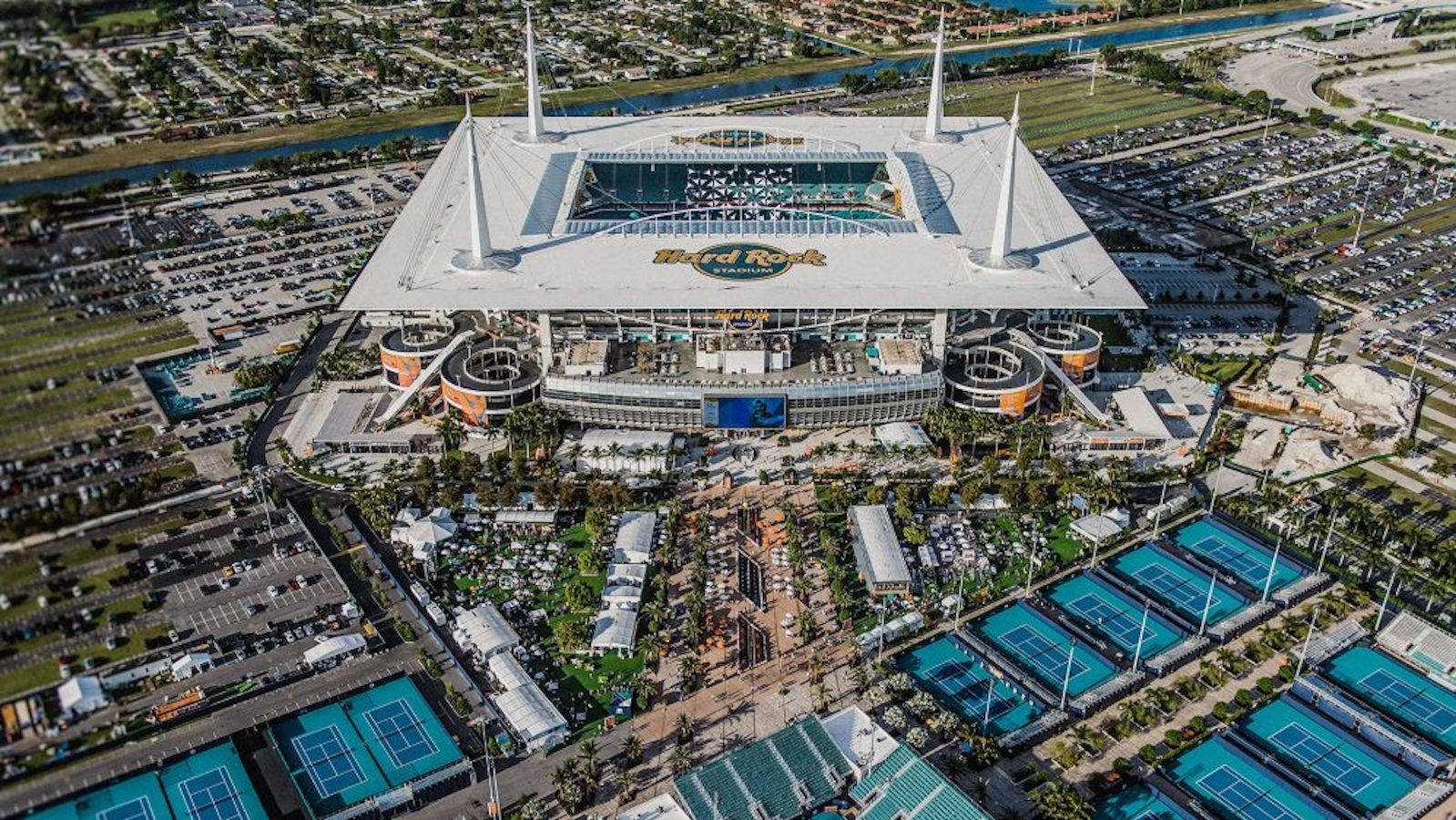 hard rock stadium aerea