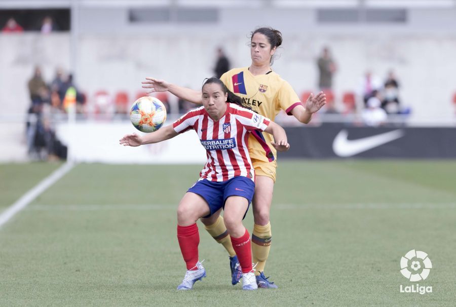 Atlético de Madrid féminas y FC Barcelona.