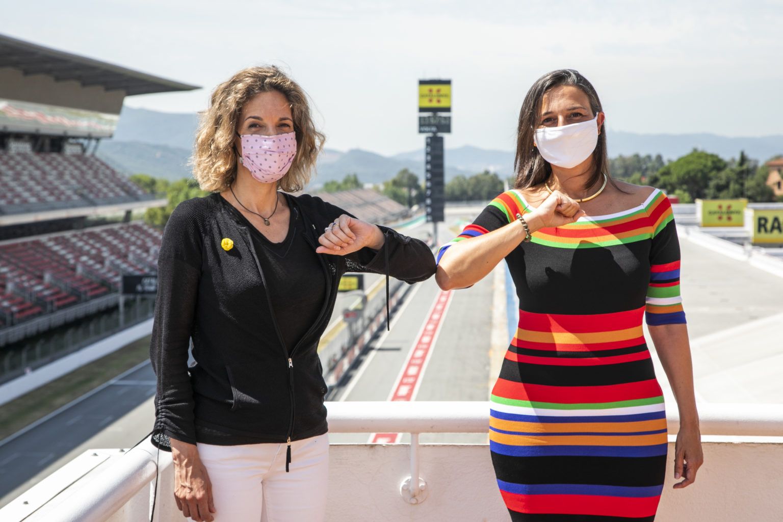 Àngels Chacon y Maria Teixidor, ambas ya ex altos cargos.
