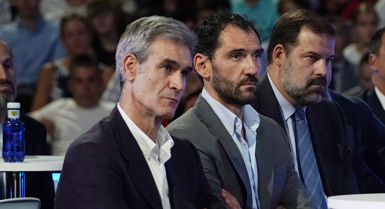 Antonio Martín, Jorge Garbajosa y Alfonso Reyes. Fuente E. Cobos ACB Photo