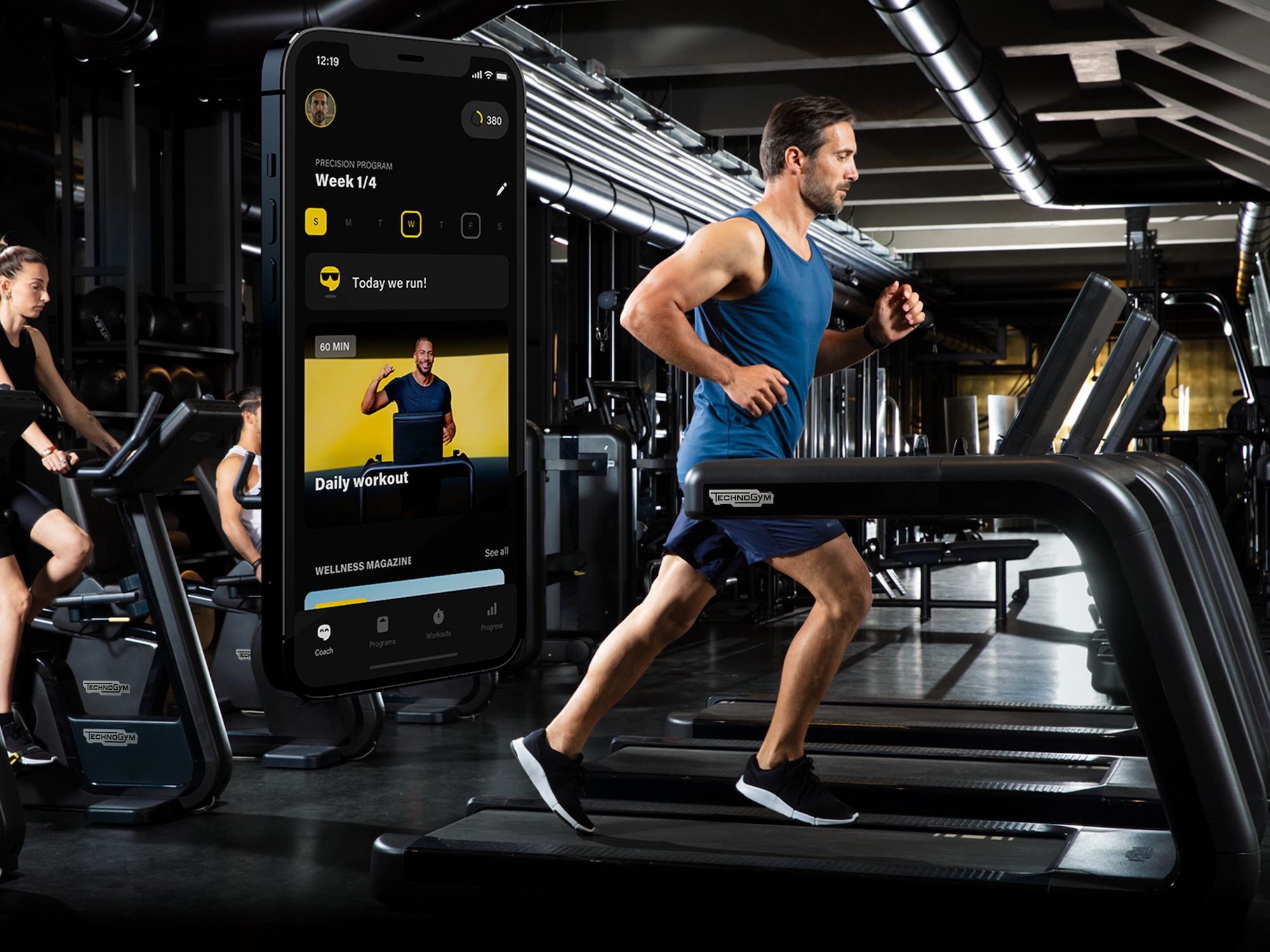 Cinta para correr SkillRun de Technogym