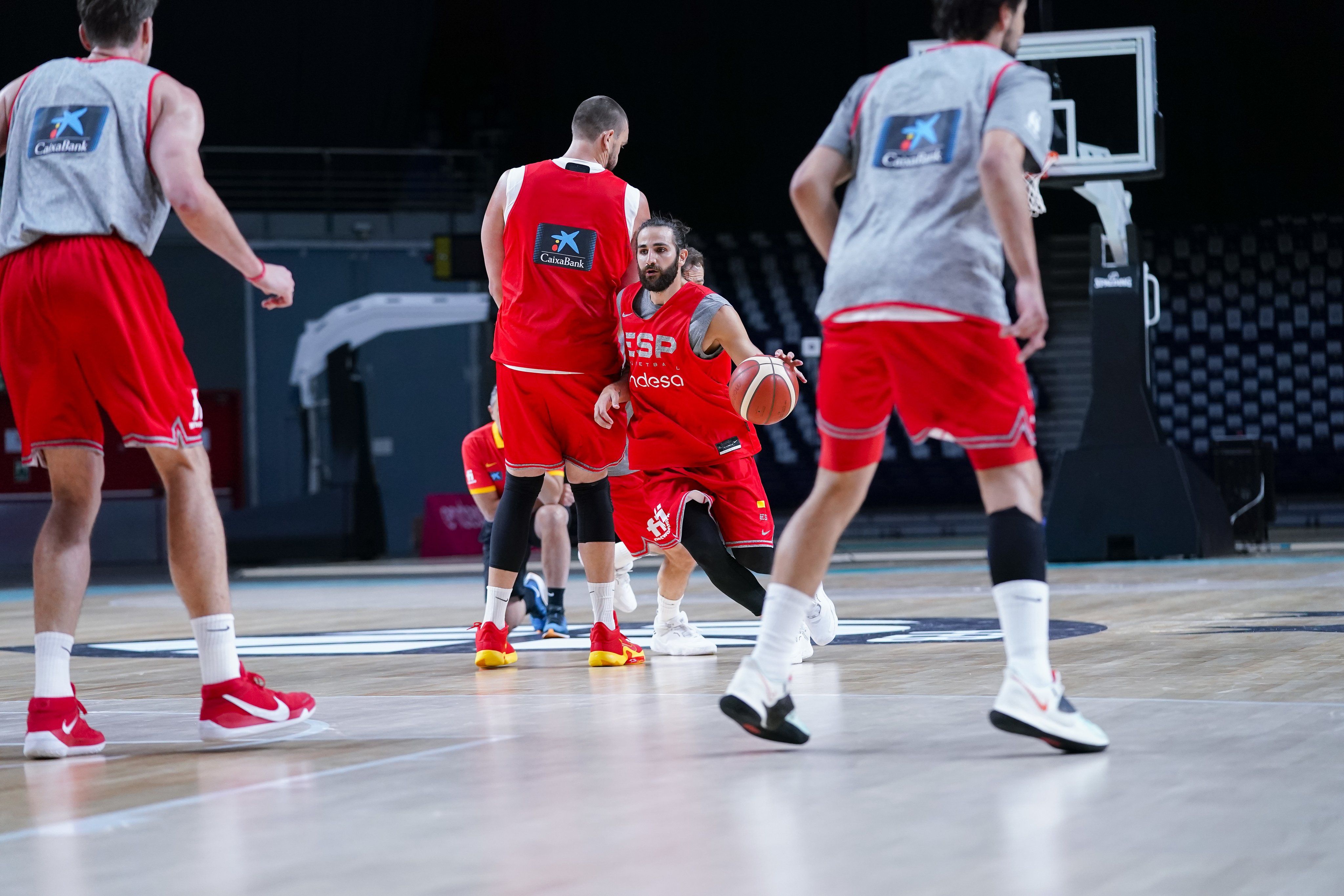 españa baloncesto entrenamiento tokio 2020